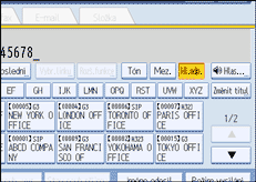 Ilustrace displeje ovl&aacute;dac&iacute;ho panelu