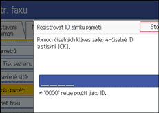Ilustrace displeje ovl&aacute;dac&iacute;ho panelu