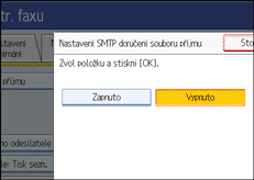 Ilustrace displeje ovl&aacute;dac&iacute;ho panelu