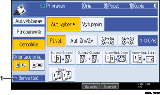 Na tomto obr&aacute;zku je ovl&aacute;dac&iacute; panel za�&iacute;zen&iacute; s o�&iacute;slovan&yacute;mi dopl�ky.