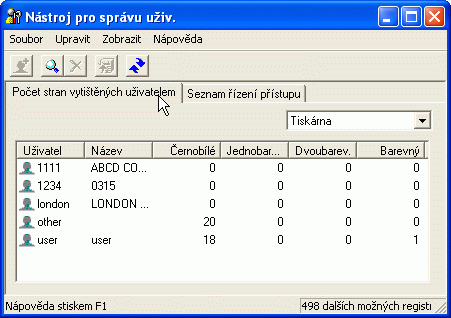 Obr&aacute;zek obrazovky aplikace