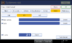 Obr&aacute;zek displeje ovl&aacute;dac&iacute;ho panelu