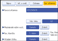 Obr&aacute;zek displeje ovl&aacute;dac&iacute;ho panelu