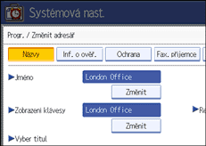 Obr&aacute;zek displeje ovl&aacute;dac&iacute;ho panelu