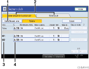 Ilustrace obrazovky ovl&aacute;dac&iacute;ho panelu - �&iacute;slovan&aacute; ilustrace