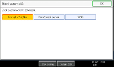 Obr&aacute;zek obrazovky ovl&aacute;dac&iacute;ho panelu