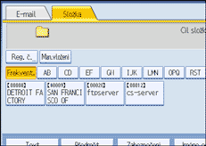 Obr&aacute;zek obrazovky ovl&aacute;dac&iacute;ho panelu
