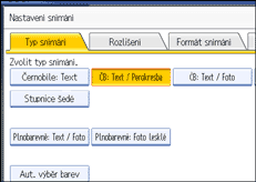 Obr&aacute;zek obrazovky ovl&aacute;dac&iacute;ho panelu