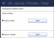 Obr&aacute;zek obrazovky ovl&aacute;dac&iacute;ho panelu