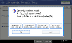 Obr&aacute;zek obrazovky ovl&aacute;dac&iacute;ho panelu