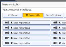 A kezel�panel k&eacute;perny�j&eacute;nek bemutat&aacute;sa