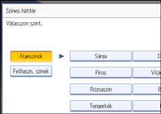 A kezel�panel k&eacute;perny�j&eacute;nek bemutat&aacute;sa