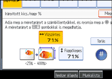 A kezel�panel k&eacute;perny�j&eacute;nek bemutat&aacute;sa