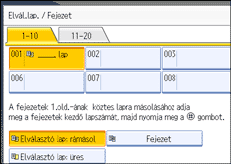 A kezel�panel k&eacute;perny�j&eacute;nek bemutat&aacute;sa