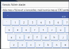 A kezel�panel k&eacute;perny�j&eacute;nek bemutat&aacute;sa
