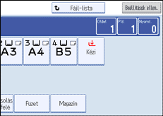 A kezel�panel k&eacute;perny�j&eacute;nek bemutat&aacute;sa