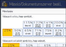 A kezel�panel k&eacute;perny�j&eacute;nek bemutat&aacute;sa