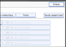 A kezel�panel k&eacute;perny�j&eacute;nek bemutat&aacute;sa