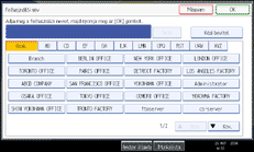 Vezérlőpanel képernyő - kép