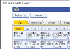 Vezérlőpanel képernyő - kép