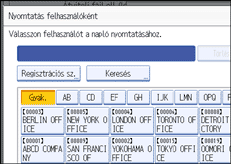Vezérlőpanel képernyő - kép