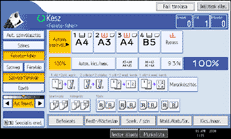 &Aacute;bra a kijelz� kezel�panelj&eacute;r�l