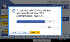 &Aacute;bra a kijelz� kezel�panelj&eacute;r�l