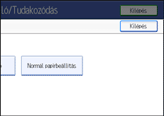 &Aacute;bra a kijelz� kezel�panelj&eacute;r�l