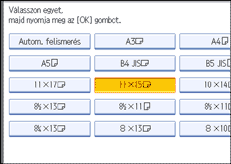 &Aacute;bra a kijelz� kezel�panelj&eacute;r�l