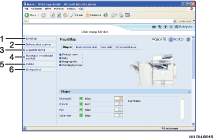 Webböngésző ábrája számozott illusztráció