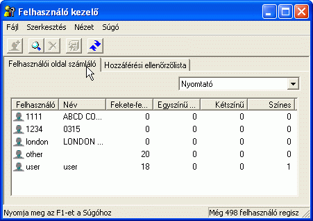 Alkalmazás képernyőjének ábrája