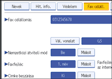 Kezelőpanel képernyője, illusztráció