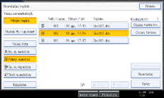 A kezel�panel k&eacute;perny�j&eacute;nek bemutat&aacute;sa