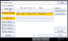 A kezel�panel k&eacute;perny�j&eacute;nek bemutat&aacute;sa