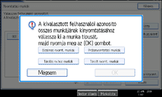 A kezel�panel k&eacute;perny�j&eacute;nek bemutat&aacute;sa