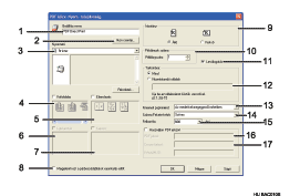 Az alkalmaz&aacute;s k&eacute;perny�j&eacute;nek bemutat&aacute;sa, a sz&aacute;mozott jel&ouml;l&eacute;s bemutat&aacute;sa