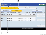 Kezel�panel k&eacute;perny�j&eacute;nek illusztr&aacute;l&aacute;sa sz&aacute;mozott jel&ouml;l&eacute;s illusztr&aacute;l&aacute;sa