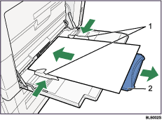 Bypass tray illustration