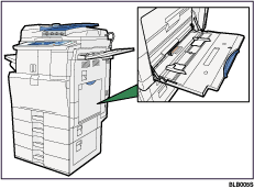 Bypass tray illustration