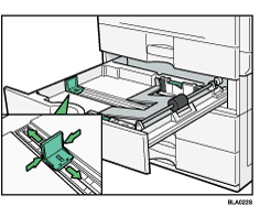 Paper tray illustration