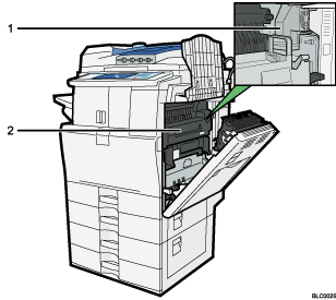 Main unit illustration numbered callout illustration