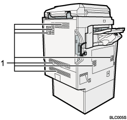 Main unit illustration numbered callout illustration