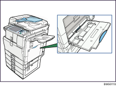 Bypass tray illustration