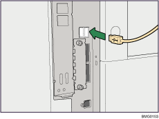 Illustration of USB connection