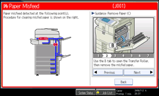 Operation panel screen illustration