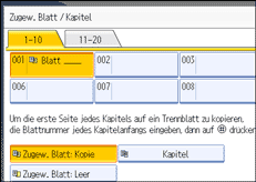 Die Abbildung zeigt die Bedienfeldanzeige