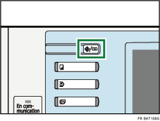 Illustration de la touche Outils utilisateur/Compteur