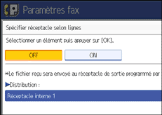 Illustration de l&apos;écran du panneau de commande