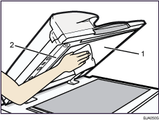 Illustration du chargeur automatique de documents avec numérotation