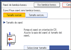 Ilustraci&oacute;n de la pantalla del panel de operaciones